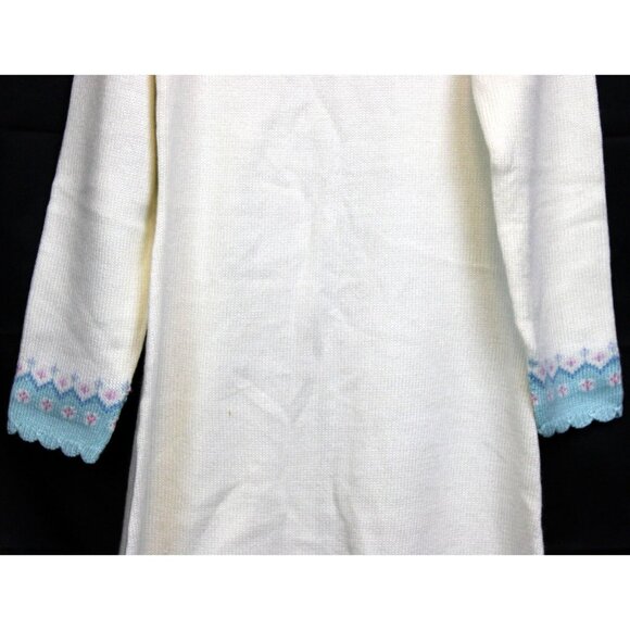 2006 Gymboree Princess Snow Drop Sweater Dress sz 12 NWT White Knit Winter Bow - Picture 3 of 10